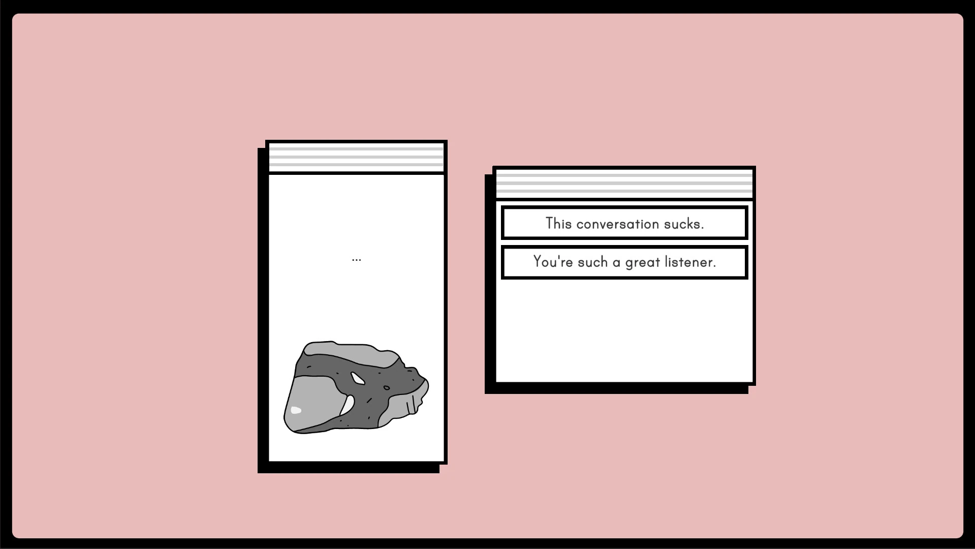 Изображение из игры Conversation With A Rock